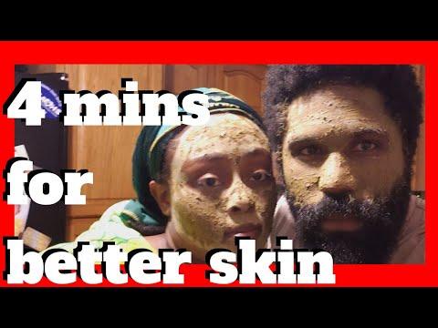 4-MINUTE CLEAR SKIN ROUTINE Using Raw African Black Soap AND Bentonite Clay Based Face Mask - Neter Gold