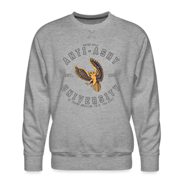 ANTI-ASHY UNIVERSITY (Gray) - Men’s Crewneck - heather grey