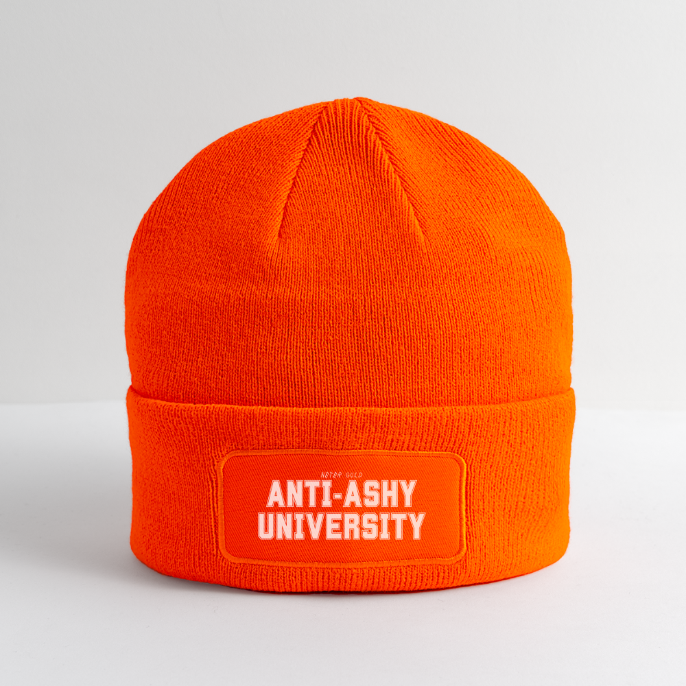 Anti-Ashy University - Patch Beanie - neon orange