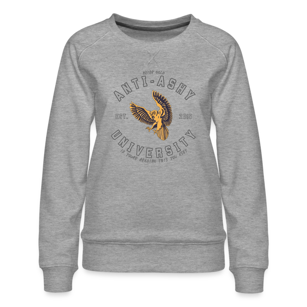ANTI-ASHY UNIVERSITY - Women’s Crewneck - heather grey