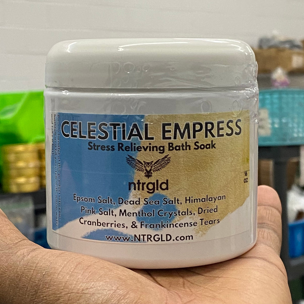 Celestial Empress - Stress Relieving Bath Soak - Neter Gold - NTRGLD