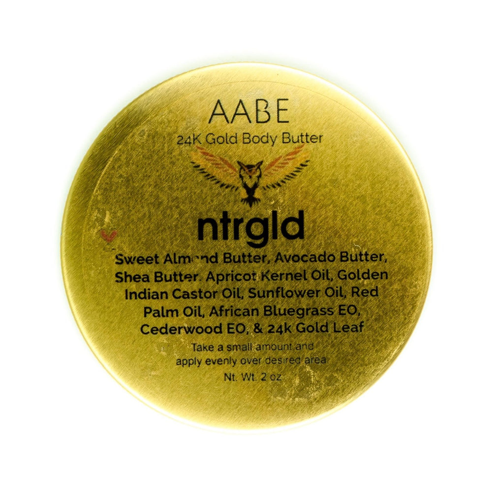 AABE - 24k Gold Body Butter (Limited Edition) - Neter Gold - NTRGLD