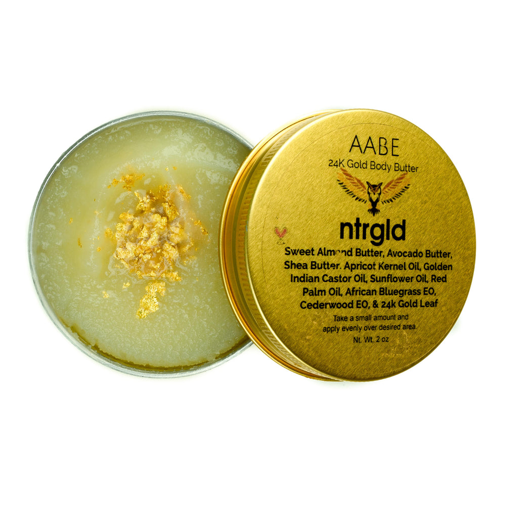 AABE - 24k Gold Body Butter (Limited Edition) - Neter Gold - NTRGLD