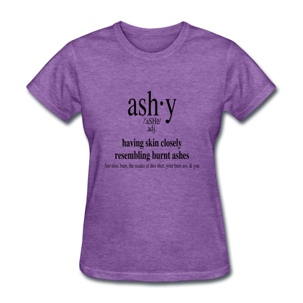 Women's T-Shirt Ashy Definition (black) - Women's T-Shirt - Neter Gold - NTRGLD