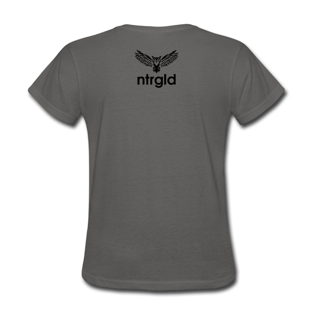 Women's T-Shirt Ashy Definition (black) - Women's T-Shirt - Neter Gold - charcoal / S - NTRGLD