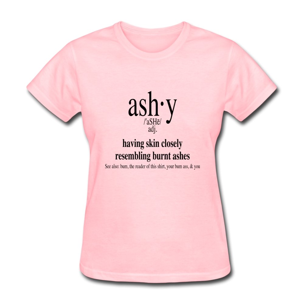 Women's T-Shirt Ashy Definition (black) - Women's T-Shirt - Neter Gold - NTRGLD