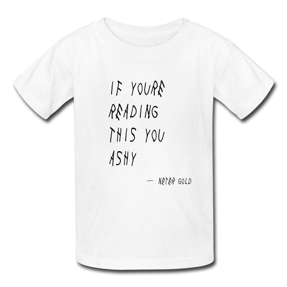 Ashy Readings - Kids' T-Shirt – Neter Gold
