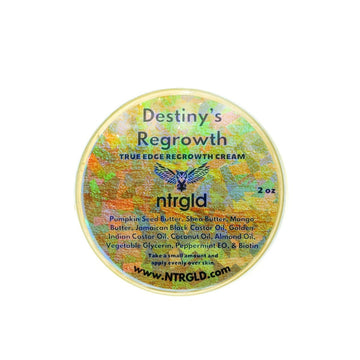 Destiny's Regrowth - True Edge Regrowth Cream || Hair Growth Stimulating Cream - Neter Gold - NTRGLD