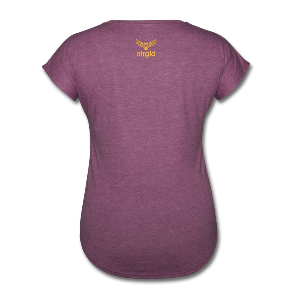 Women's Tri-Blend V-Neck T-Shirt Lord Of The Drip - Women's Tri-Blend V-Neck T-Shirt - Neter Gold - NTRGLD