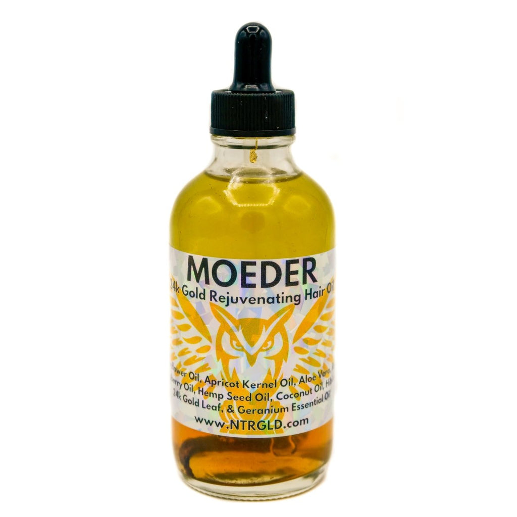 MOEDER - 24K Gold Rejuvenating Hair & Body Oil (Limited Edition) - Neter Gold - NTRGLD