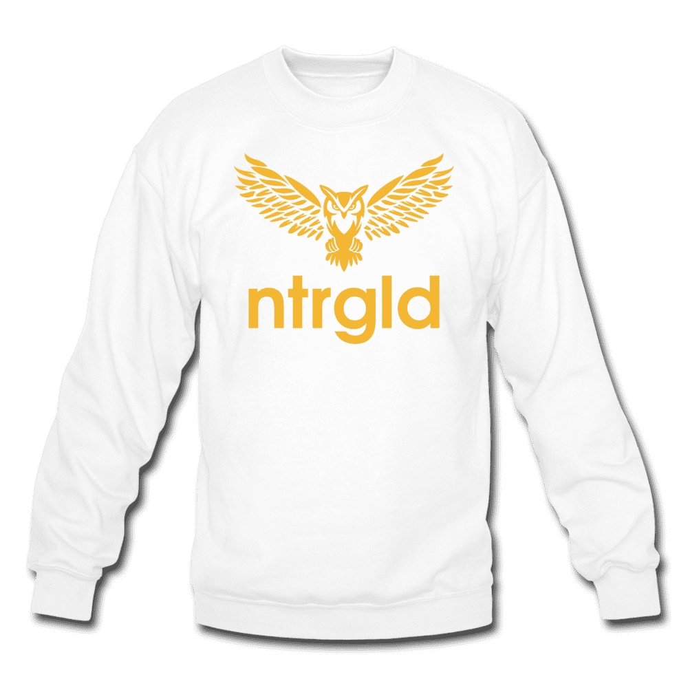 Crewneck Sweatshirt NEBU OWL - Crewneck Sweatshirt - Neter Gold - white / S - NTRGLD