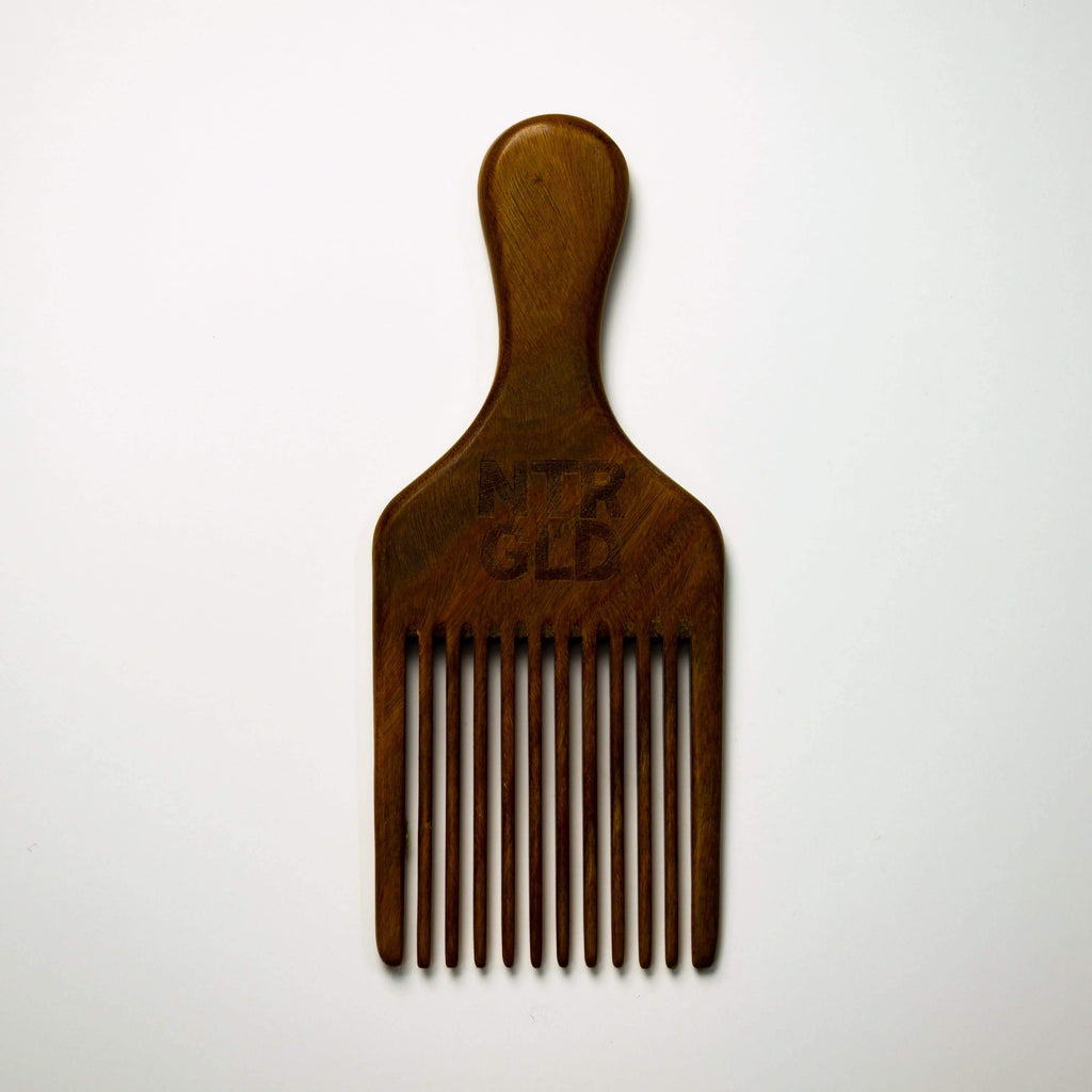 Perfectly Imperfect - Afro Power Pick Comb - Neter Gold - NTRGLD