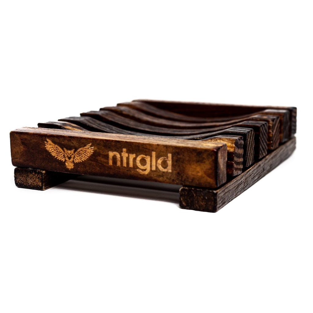 Wooden Soap Dish - Neter Gold - NTRGLD