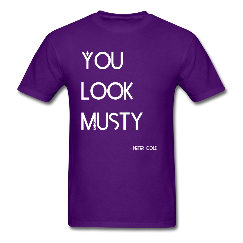 Men's T-Shirt You Must Be... Musty - Men's T-Shirt - Neter Gold - purple / S - NTRGLD