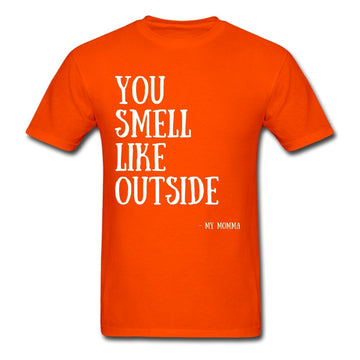 Men's T-Shirt You Smell Like Outside - Men's T-Shirt - Neter Gold - orange / S - NTRGLD