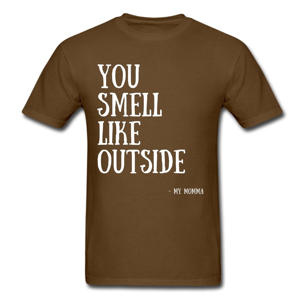 Men's T-Shirt You Smell Like Outside - Men's T-Shirt - Neter Gold - brown / S - NTRGLD