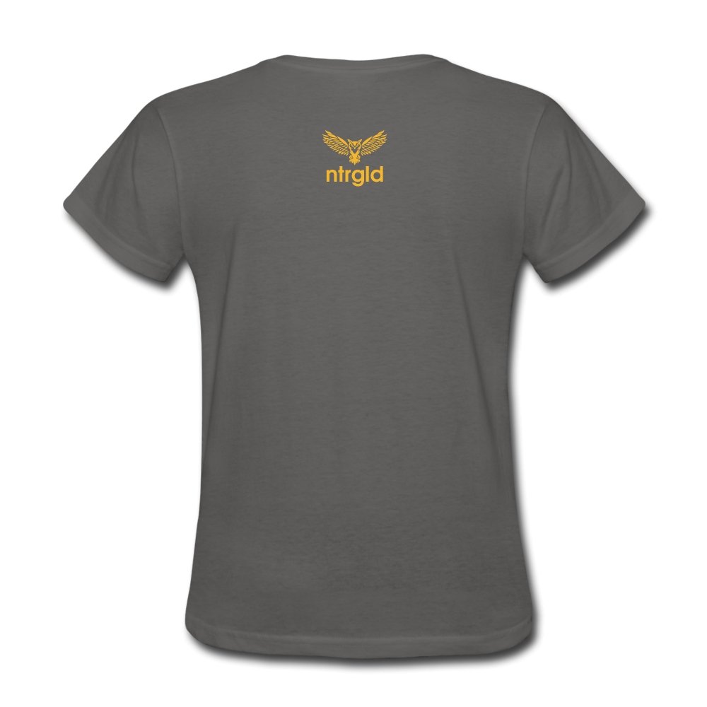 Women's T-Shirt You Smell Like Outside - Women's T-Shirt - Neter Gold - charcoal / S - NTRGLD