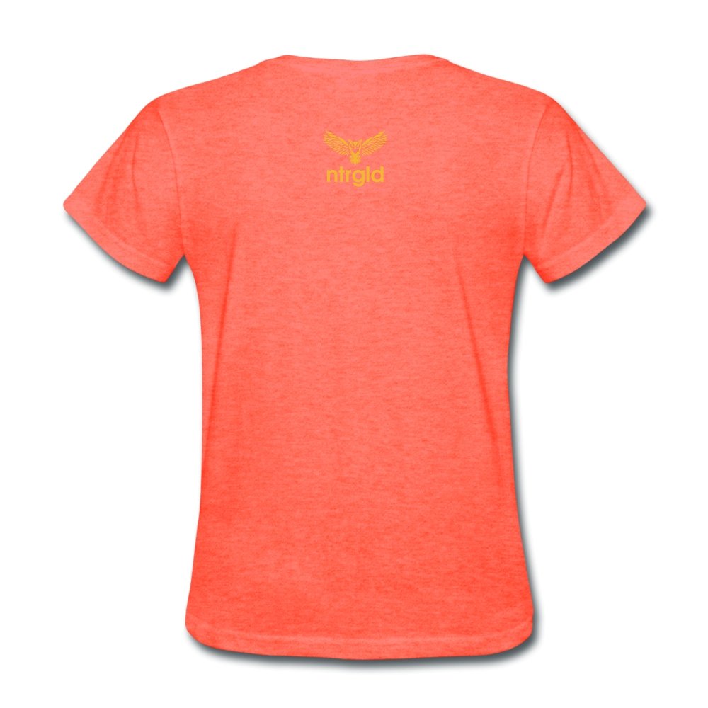 Women's T-Shirt You Smell Like Outside - Women's T-Shirt - Neter Gold - heather coral / S - NTRGLD