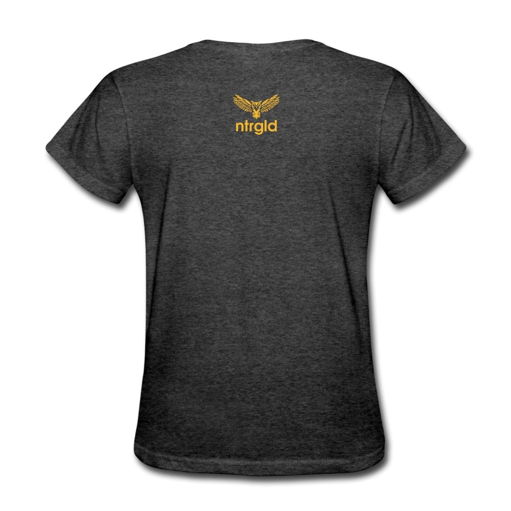 Women's T-Shirt You Smell Like Outside - Women's T-Shirt - Neter Gold - heather black / S - NTRGLD