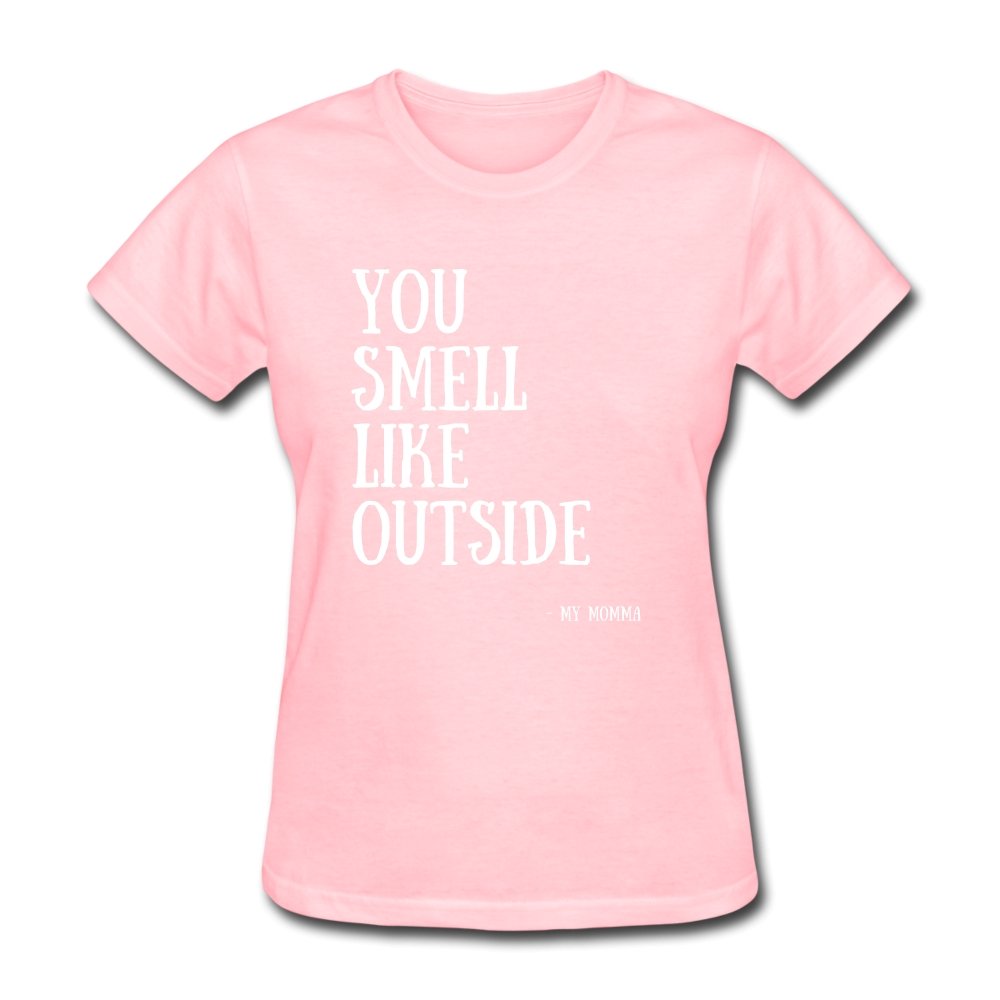 Women's T-Shirt You Smell Like Outside - Women's T-Shirt - Neter Gold - NTRGLD